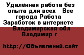 Удалённая работа без опыта для всех - Все города Работа » Заработок в интернете   . Владимирская обл.,Владимир г.